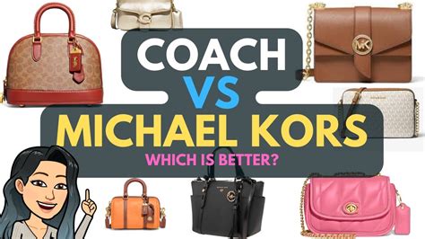 coach bags vs michael kors bags|coach and michael kors.